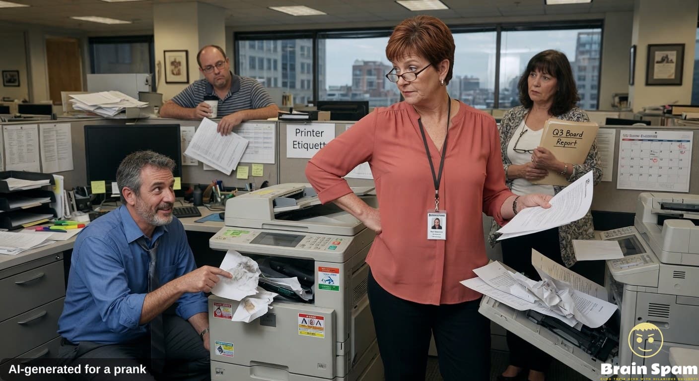 Bev Tangerine Launches Deep Probe Into Office Printer That Jams Only At Key Moments